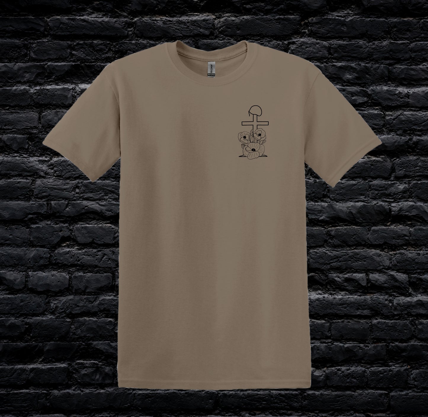 Cross & Helmet Tee