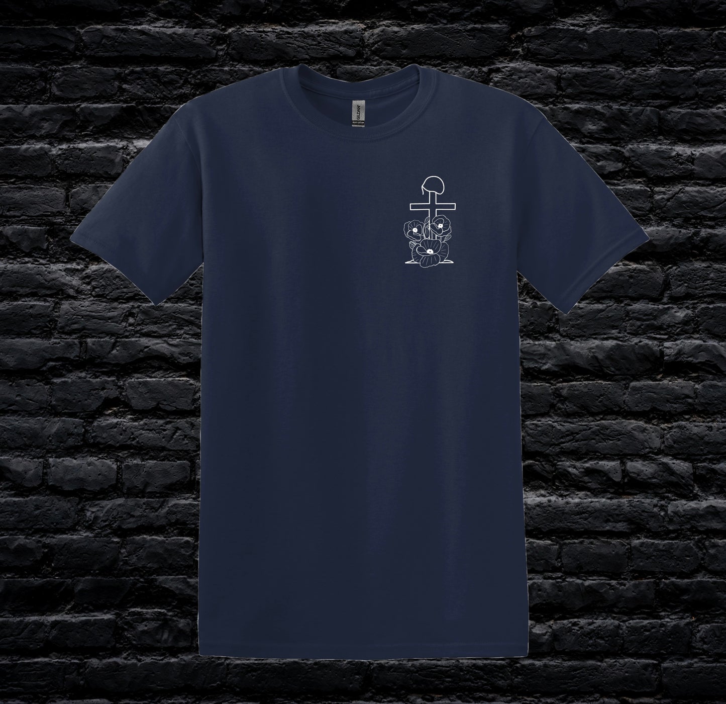 Cross & Helmet Tee
