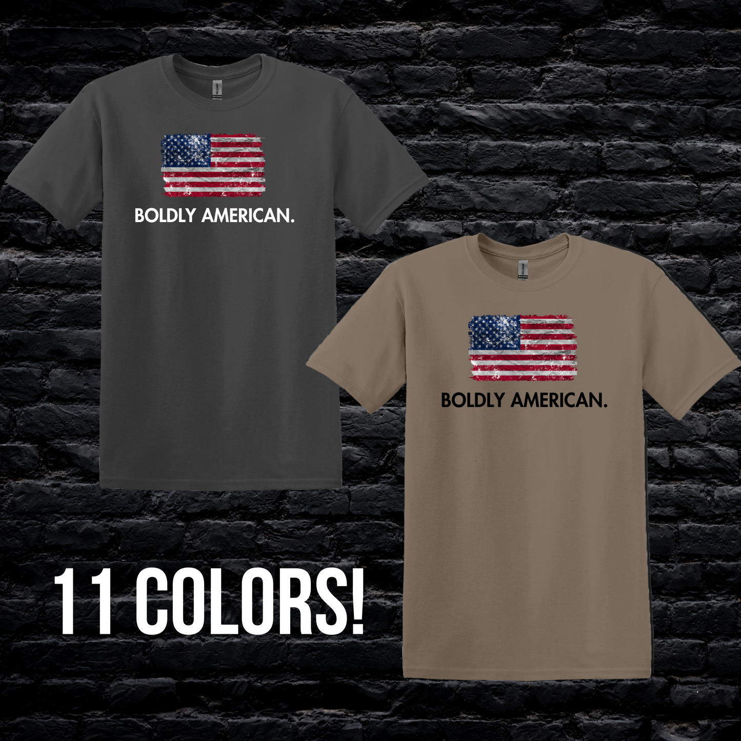 Boldly American Flag Tee